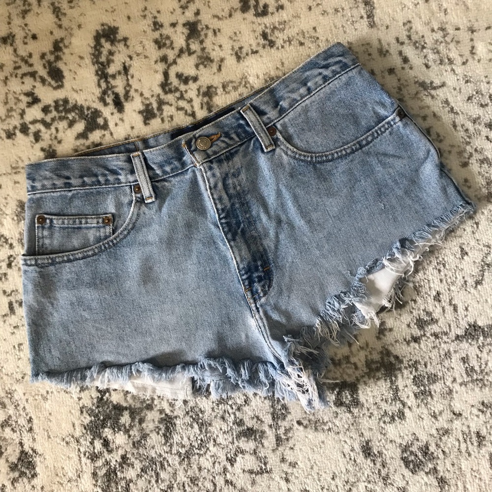 Denim shorts